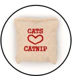Peluche coussin herbe aux chats cataire