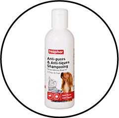 Shampoing Beaphar anti-puce chat et chien
