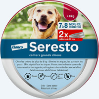 Traitement anti-puces avec collier Seresto pour le chien