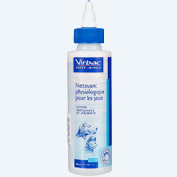 Nettoyant physiologique Virbac pour nettoyer les yeux du chien et chat