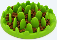 Plateau gamelle anti-glouton pour chien