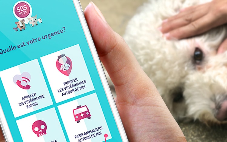 Application SOS Pets pour chat et chien