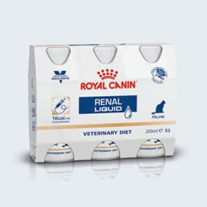 Alimentation Renal Liquid Royal Canin pour le chat en insuffisance rénale