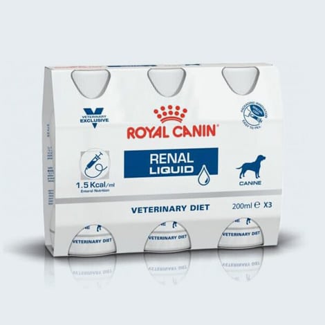 Alimentation Renal Liquid Royal Canin pour le chat en insuffisance rénale