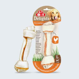 Os pour nettoyer les dents du chien 8 in 1 Dental Delights