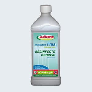 Détergent désinfectant Saniterpen contre la giadiose du chat et du chien