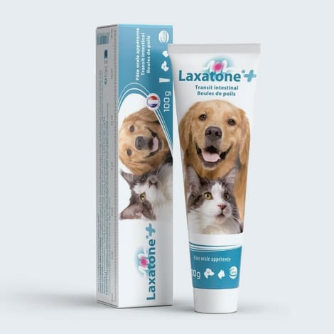 Huile de parafine Laxatone en traitement d'une occlusion intestinale chez le chat et le chien
