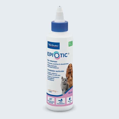 Nettoyant EipOtic pour les yeux du chat et du chien Virbac
