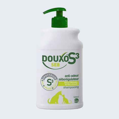 Shampoing Douxo S3 pour le trraitement cntre les maladies de peau chez le chien et le chat