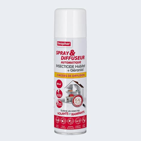 Beaphar – Spray & Diffuseur Automatique Insecticide Habitat