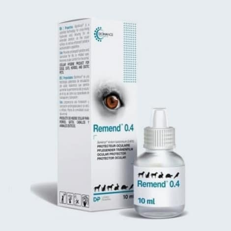 Collyre pour les yeux du chien